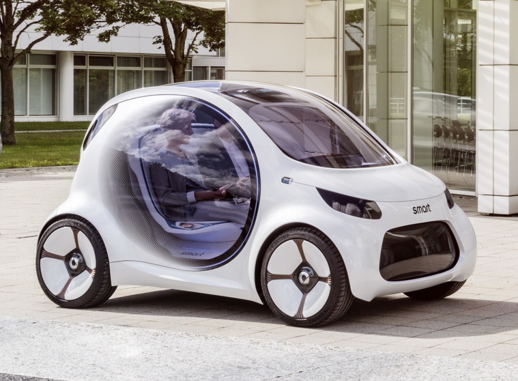 Электромобиль Mercedes Smart Vision EQ Fortwo