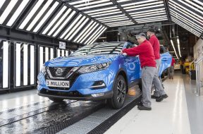 Produktion des dreimillionsten Nissan Qashqai in Sunderland
