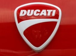 Logo of Italian motorcycle manufacturer Ducati is seen in Dietlikon