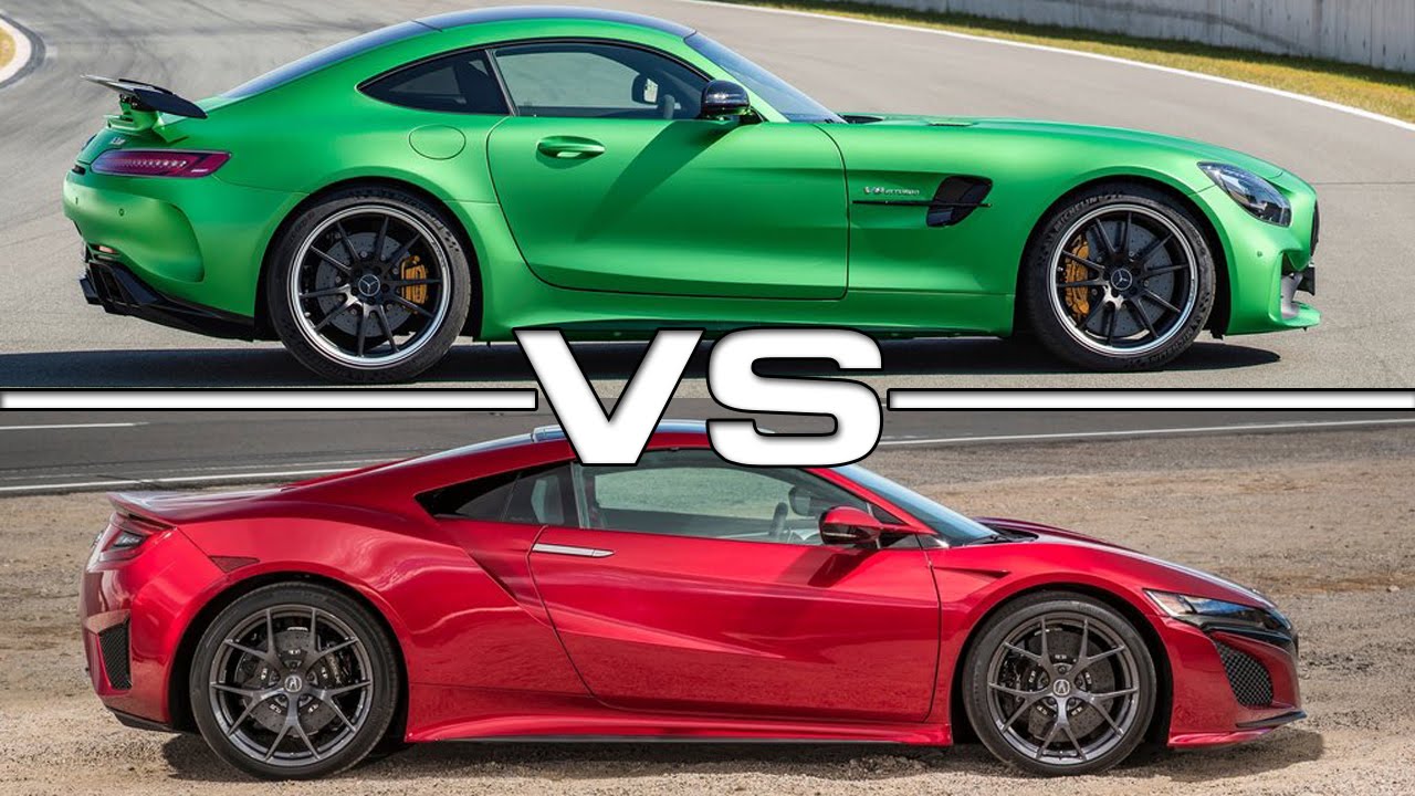 Honda Nsx Vs Mercedes Amg Gt R Video Auto Republika