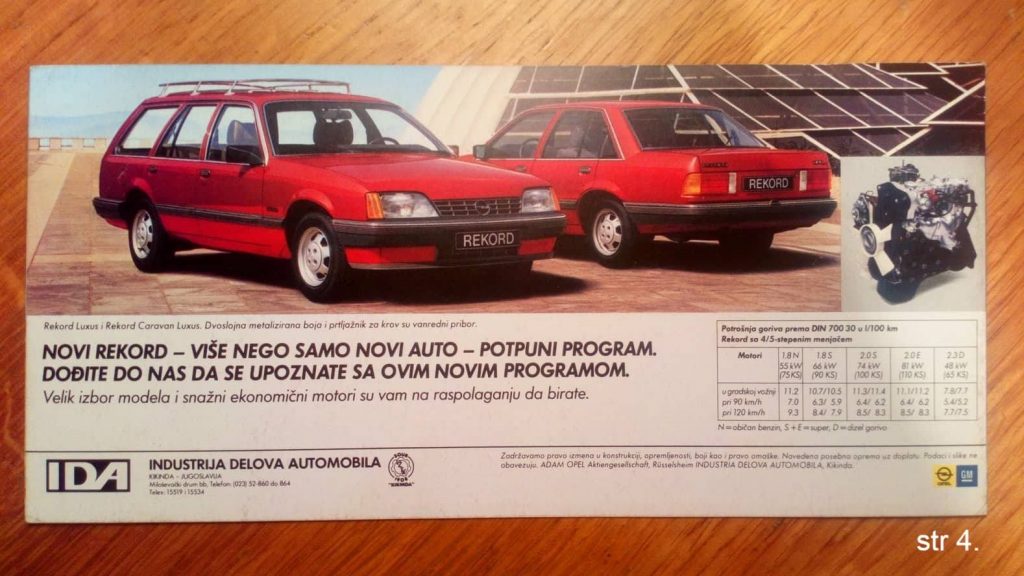 Zanimljivost dana: Da li se Opel zaista proizvodio u Kikindi? - Auto  Republika