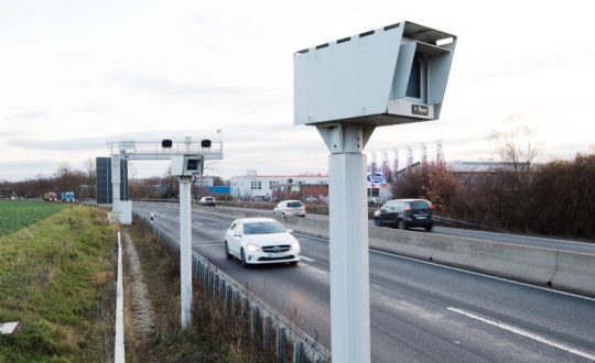 Bundesweit erstes Streckenradar-Messgerät