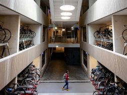 Opening of the largest bicycle parking facility in the world, Utrecht, Netherlands – 19 Aug 2019