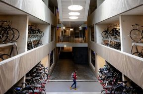 Opening of the largest bicycle parking facility in the world, Utrecht, Netherlands – 19 Aug 2019