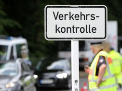 Dieselfahrverbots-Kontrolle der Hamburger Polizei