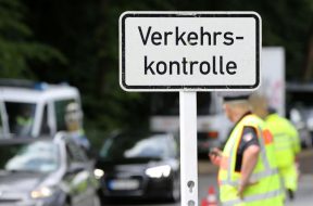 Dieselfahrverbots-Kontrolle der Hamburger Polizei