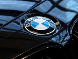 FILE PHOTO: A logo of German luxury carmaker BMW, is seen ahead of the company’s annual news conference in Munich