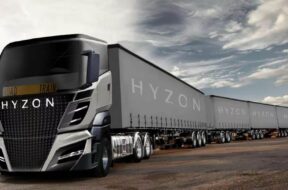 Truck von Hyzon Motors mit Wasserstoff Brennstoffzellen