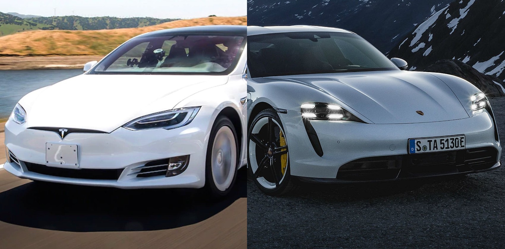 Гонка тесла против порше. Porsche vs Tesla. Tesla vs Taycan. Tesla Plaid vs Porsche Taycan. Taycan Turbo s vs Tesla.