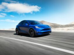 Undated handout photo of Tesla Inc’s Model Y electric sports utility vehicle