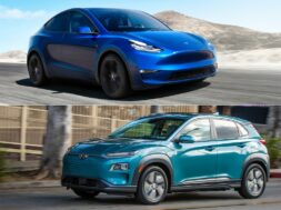 hyundai kona ev tesla model y
