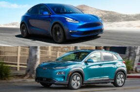 hyundai kona ev tesla model y