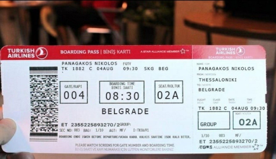 Билет на самолет в турцию