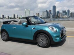 2016-Mini-Convertible-front-three-quarter-in-motion-01