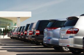 All wheel drive vehicles in dealership