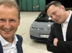 Herbert Diess und Elon Musk