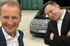 Herbert Diess und Elon Musk