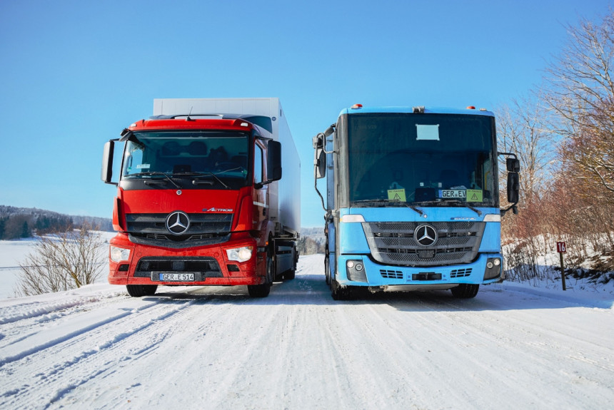Električni teškaši Mercedesa uspešno prošli zimske testove