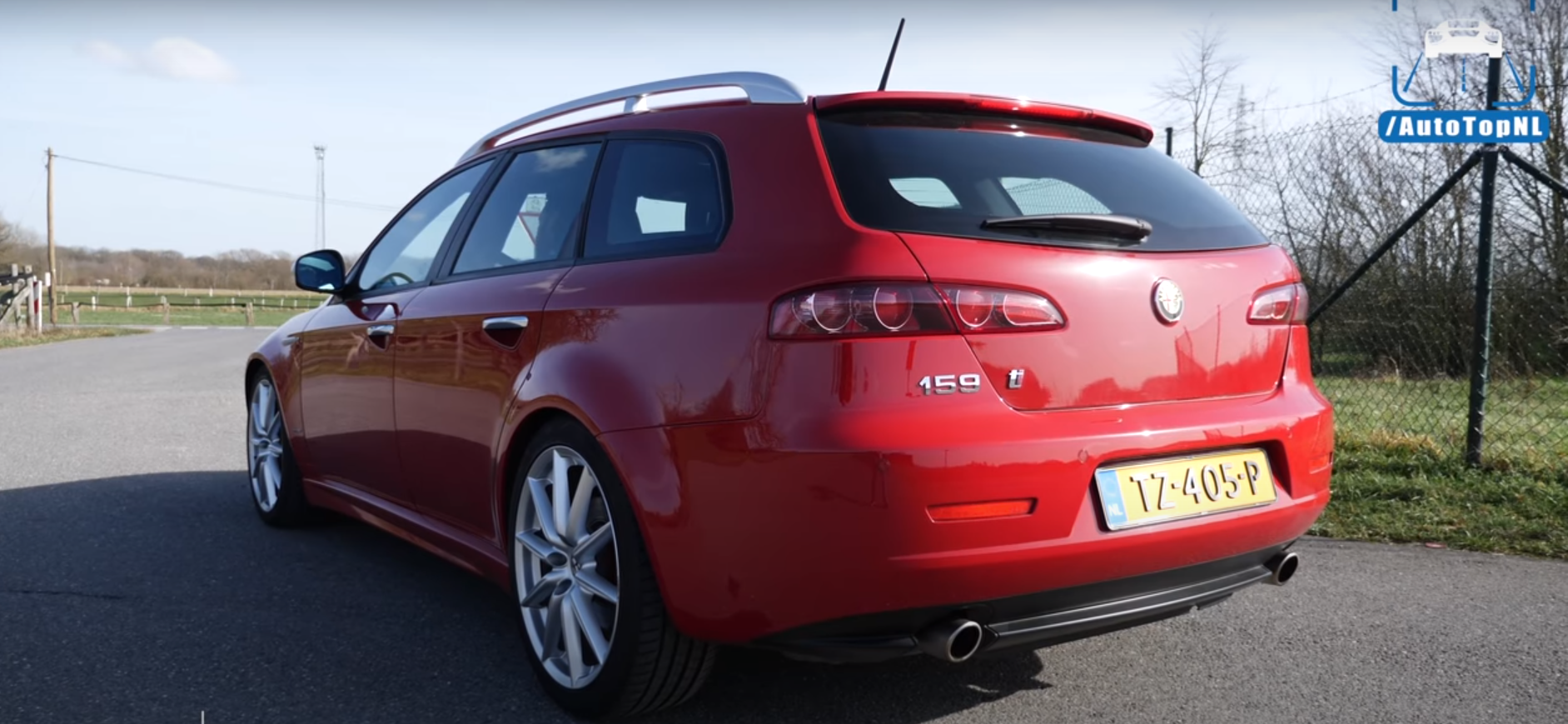 Alfa Romeo 159 Ti u jurišu do maksimalne brzine (VIDEO)