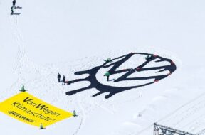 Greenpeace-Aktion auf der Zugspitze