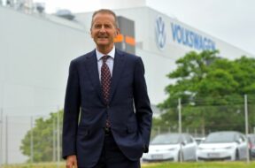 German President Frank-Walter Steinmeier visits Volkswagen plant in Zwickau