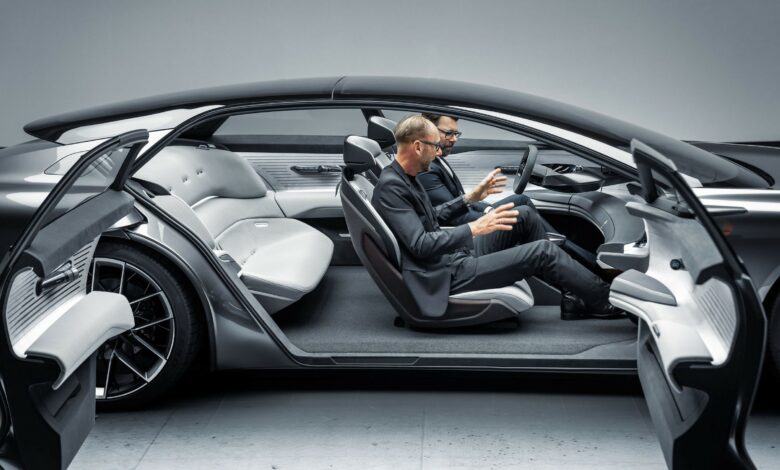 audi offers a glimpse into its future the grandsphere concept takes center stage 4