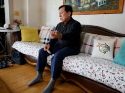 Kim Gwang-ho, a former Hyundai Motor engineer, speaks during an interview with Reuters at his home in Seoul