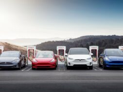 Tesla Supercharger Charging