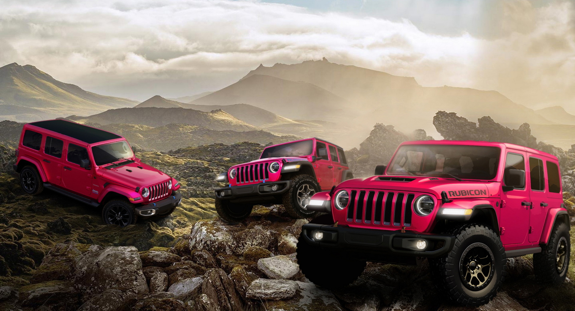 Ružičasti Jeep Wrangler je izuzetno popularan u Americi