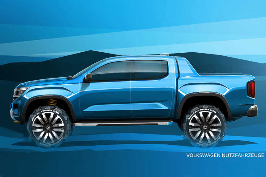 Volkswagen Amarok na novim crtežima
