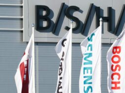 ST PETERSBURG, RUSSIA – MARCH 15, 2022: A view of the BSH Bytovye Pribory (BSH Home Appliances) plant of Robert Bosch Gm