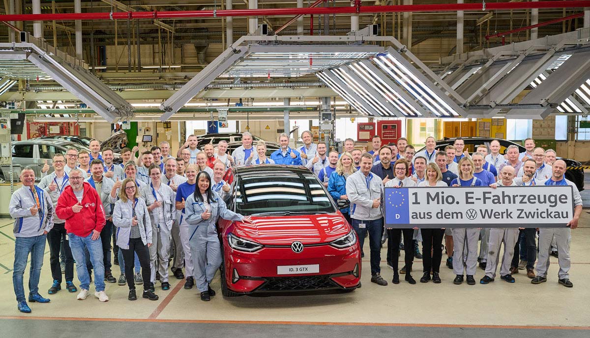 VW proslavlja jubilej u staroj fabrici Trabanta – milion proizvedenih električnih vozila