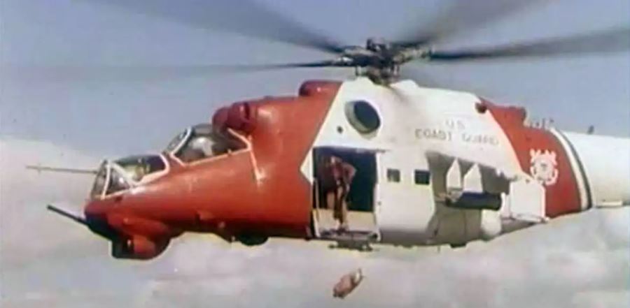 Zanimljivost dana: Ruski jurišni helikopter Mi-24 Hind ofarban u boje američke Obalske straže